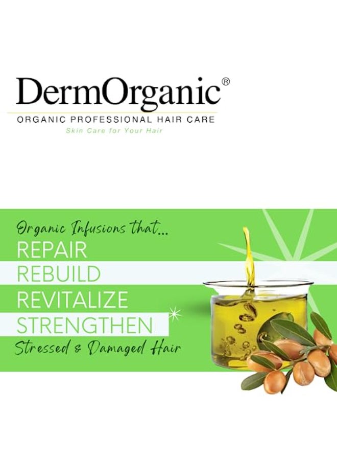 DermOrganic Argan Oil Daily Hydrating Shampoo plus Conditioner SulfateFree Color Safe 338 oz - Image 4