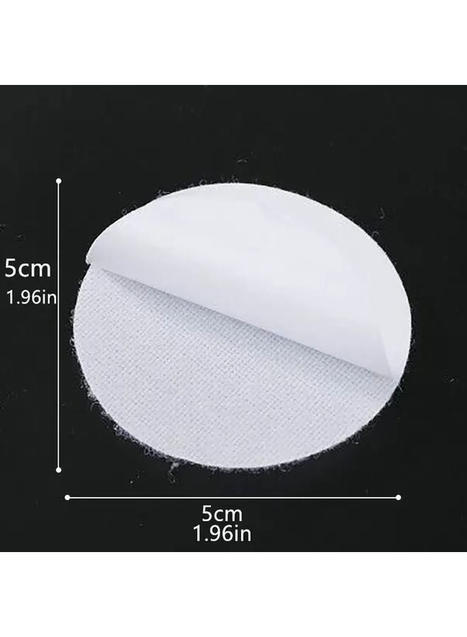 20pcs White Strong Self Adhesive Fastener Dots Stickers Hook And Loop Tape Anti Slip Mat Pads - Image 3