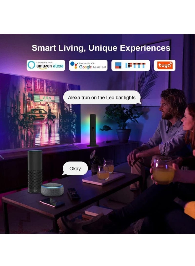 Smart LED Light Bars Compatible with Google Assistant - Image 2
