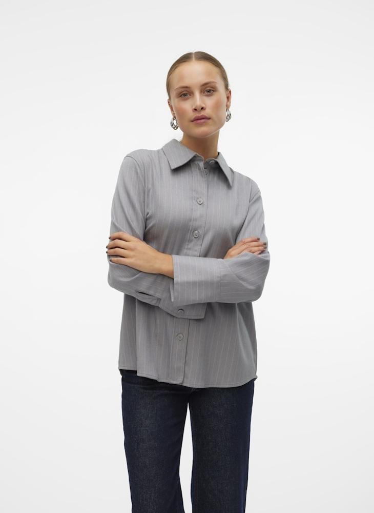 VERO MODA Stripes Button Down Shirt  - Image 1