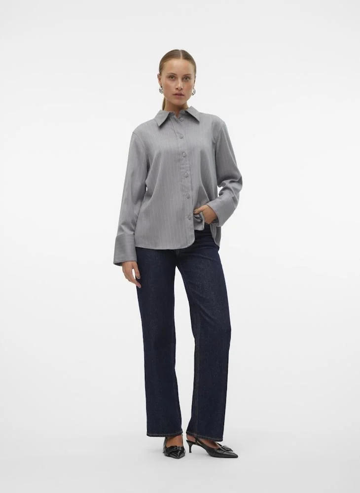 فيرو مودا Stripes Button Down Shirt