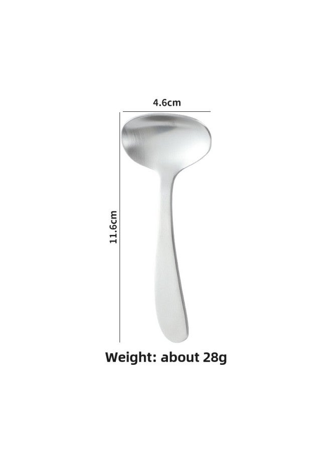 304 Stainless Steel Children Spoon Kindergarten Cartoon Tableware Baby Food Supplement Spoon Cute Feeding Spoon Fork-Specifications:Naked-feeding Spoon - Image 1