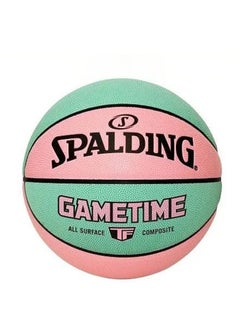 SPALDING Splding Tf Gametime Pnk Teal Comp Basketball Sz6 