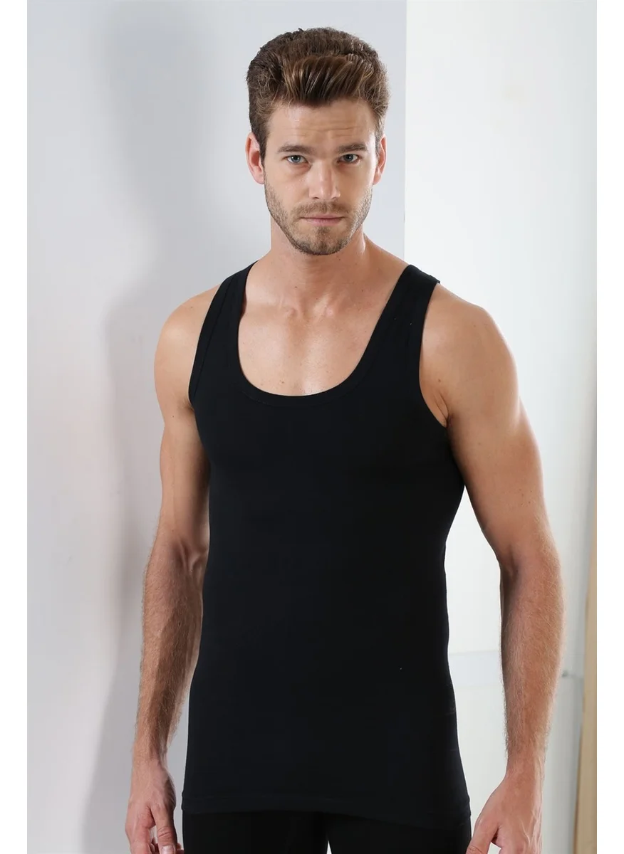 Arma Yıldız Arma Star Men's Black Lycra Undershirt 3-Pack