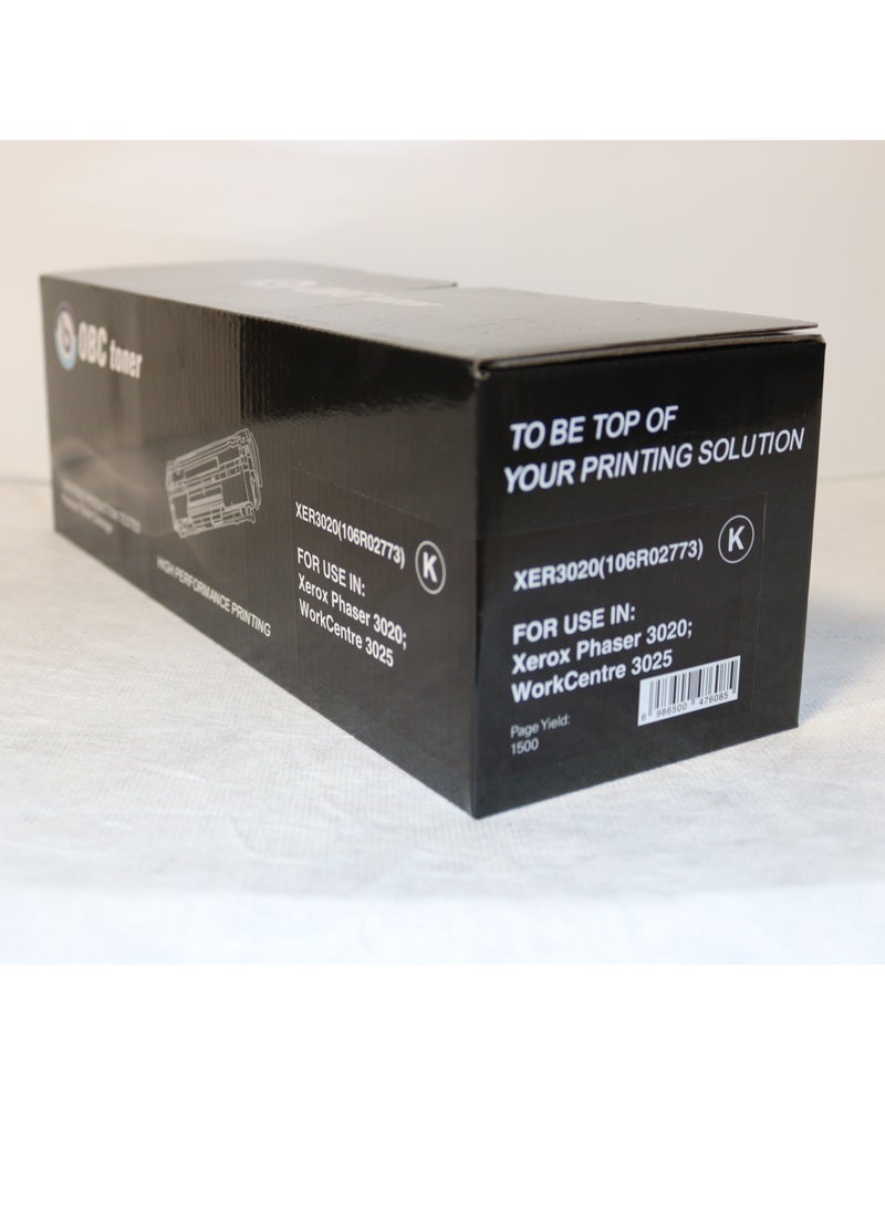 OBC Compatible Black Laser Toner Cartridge Replacement for Xerox 3020 106R02773 Prints up to 1500 pages in professional quality - Image 2