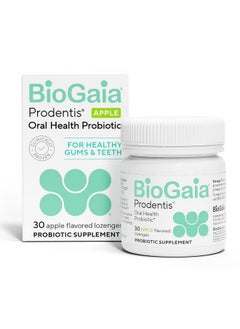 BioGaia BioGaia Prodentis | Dental Probiotic Lozenges | Promotes Healthy Gums & Teeth | Defends Against Dental Problems | Replenishes Oral Microbiome | Improves Oral Health | Apple Flavor | 30 Day Supply  - Image 1