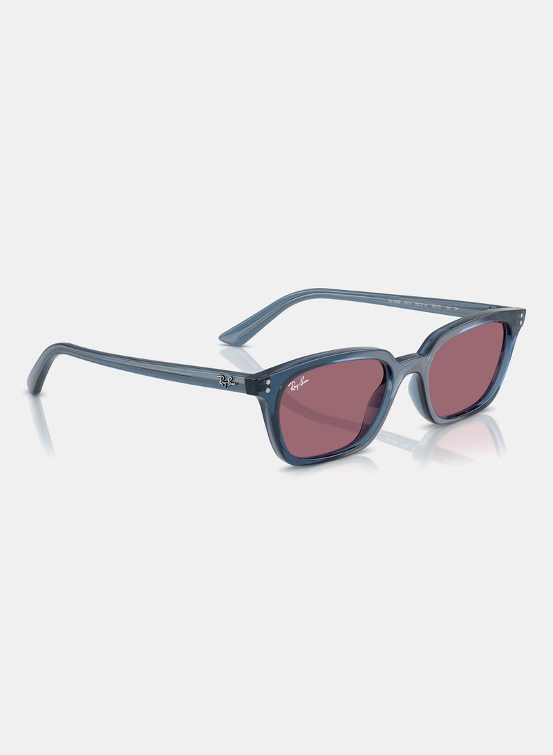 راي بان Men Full Rimmed Rectangular Sunglasses 0RB4456 - Image 3
