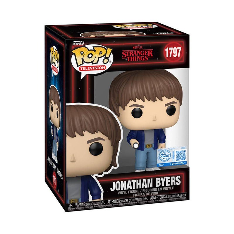 Funko POP! Television Stranger Things Jonathan Byers Vinyl Figure (10.2 cm) - Image 1