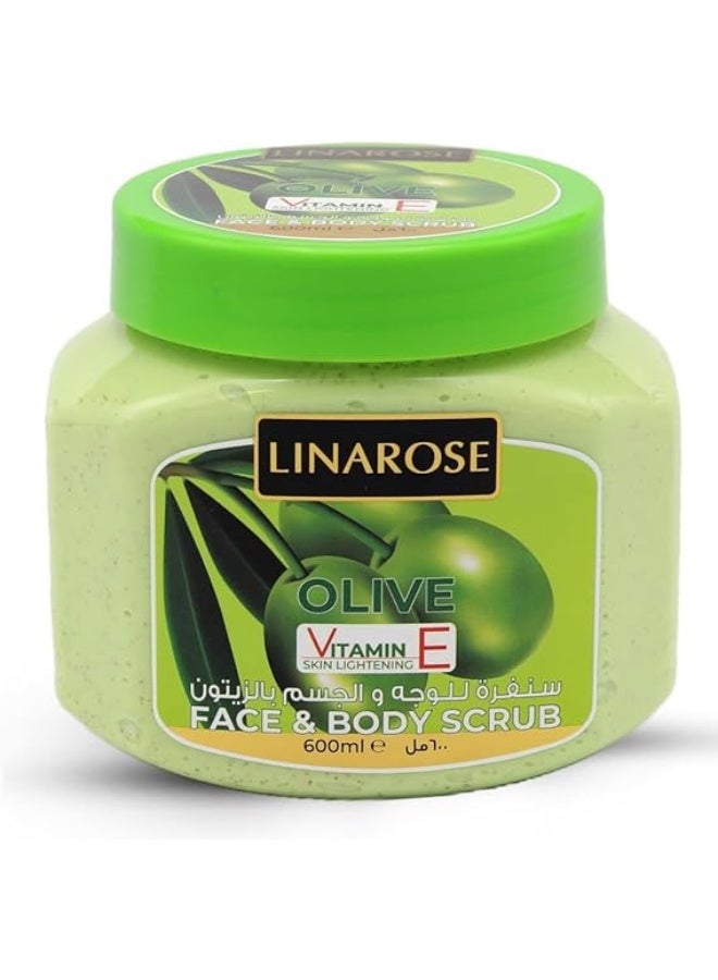 LINAROSE Olive Face and Body Scrub 600 ml