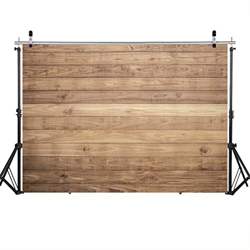 WOLADA Natural Light Brown Wood Plank Photography Backdrop Realistic Wooden Texture Photo Background for Portrait Product, Studio DIY Projects 7x5FT 11789 - Image 2