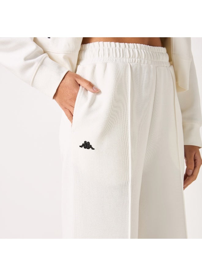 Kappa Kappa Logo Print Track Pants with Pockets  - Image 2