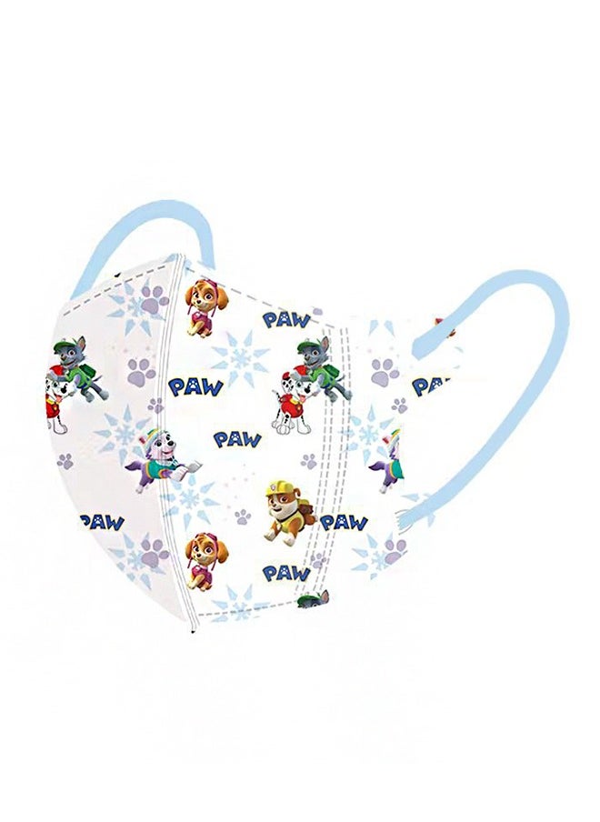 Beyond 20 Pcs Paw Patrol Cartoon Masks Set, Dust Proof Sun Protection Fabric Face Covering (Blue+Pink)  - Image 4