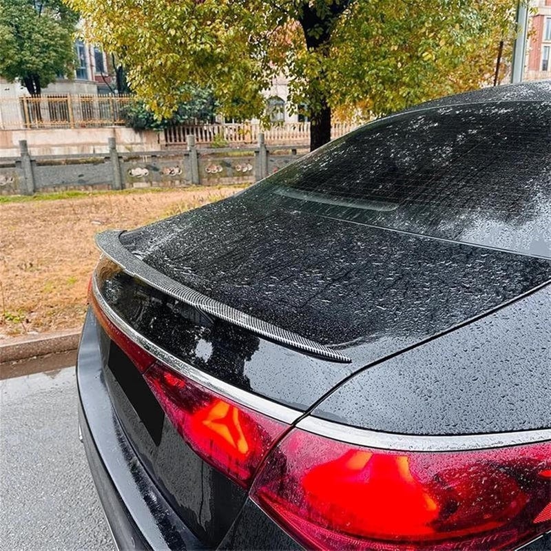 QASULER Gloss Black Rear Bumper Spoiler for E Class - Image 5