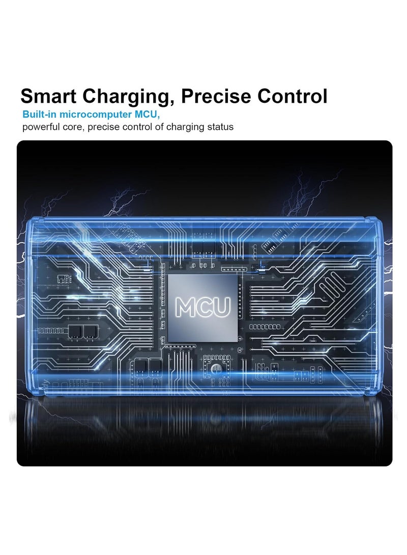 TELESIN Pocket-Size 3-Slot Charger Box for GoPro HERO13 Battery – Fast Portable Charging Case for Action Camera Batteries - Image 5