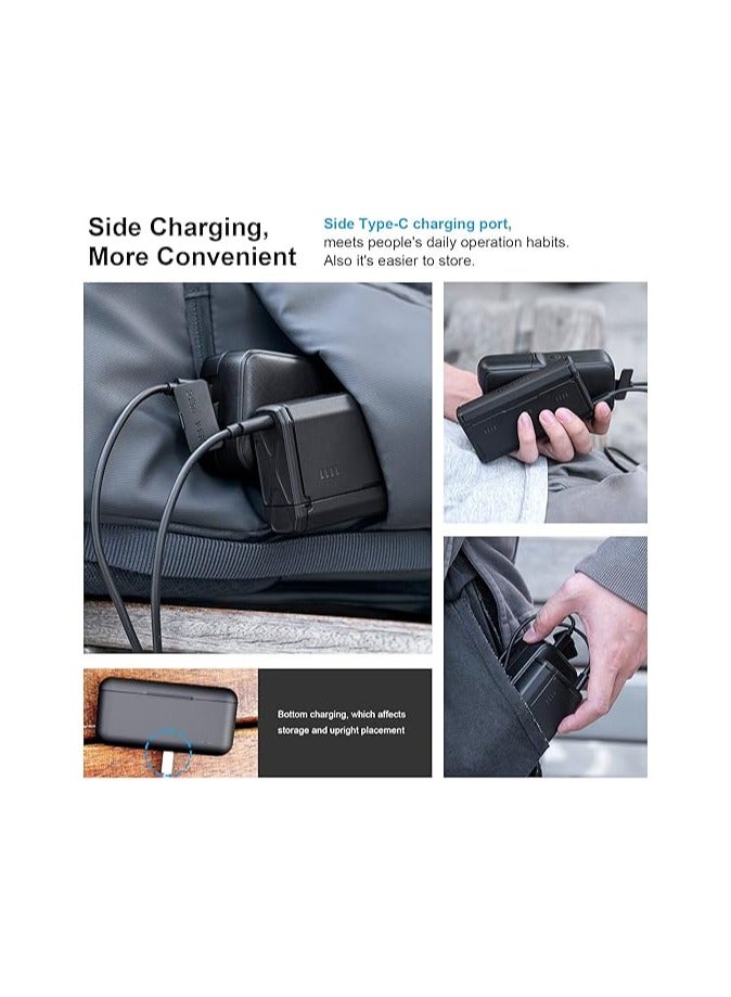 TELESIN Pocket-Size 3-Slot Charger Box for GoPro HERO13 Battery – Fast Portable Charging Case for Action Camera Batteries - Image 3