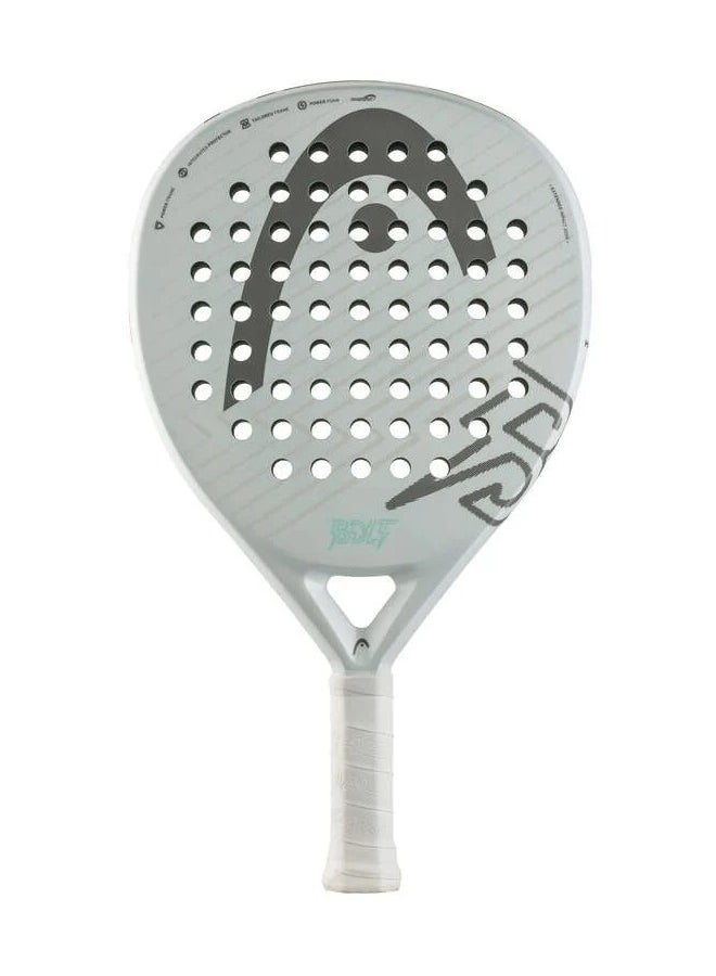 HEAD Bolt– White/Grey Padel Racket - Image 1