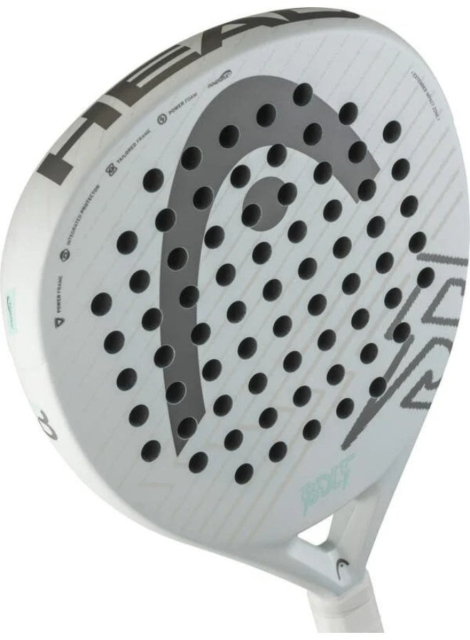 HEAD Bolt– White/Grey Padel Racket - Image 3