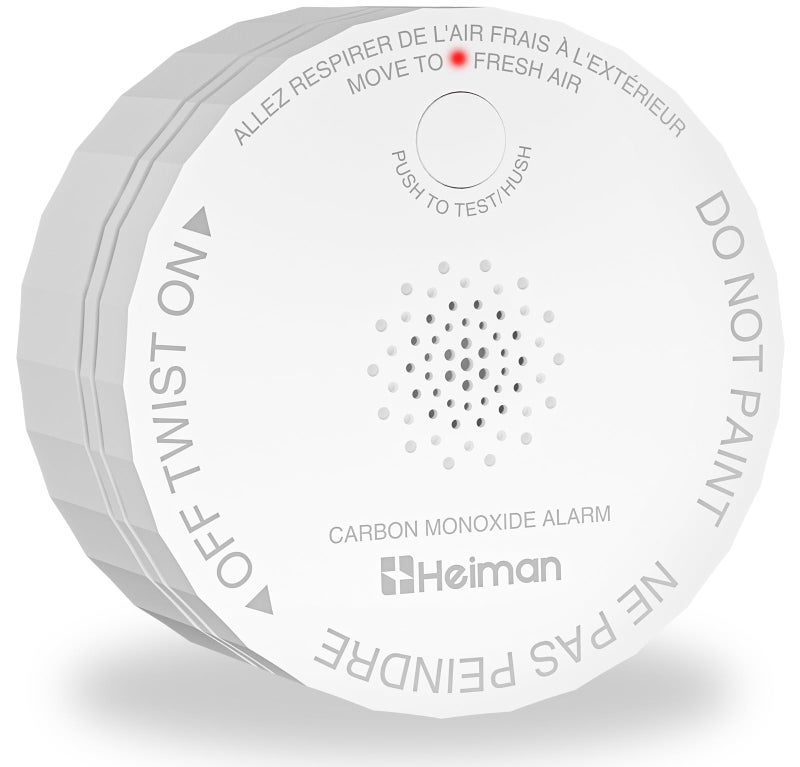 Heiman Carbon Monoxide Detectors Mini CO Detector Long Battery Operated UL 2034 5th Certified Figaro Sensor85 dB AlarmTest Silence Button Small CO Alarm for Home Hotel Rental Apartment C1S - Image 2