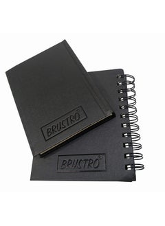 BRUSTRO Brustro Artists Sketch Book A6 Size Stitched Bound 156 Pages 90 GSM, and Sketchbook A6 Size WIRO Bound, 116 Pages, 160 GSM (Acid Free)  - Image 3