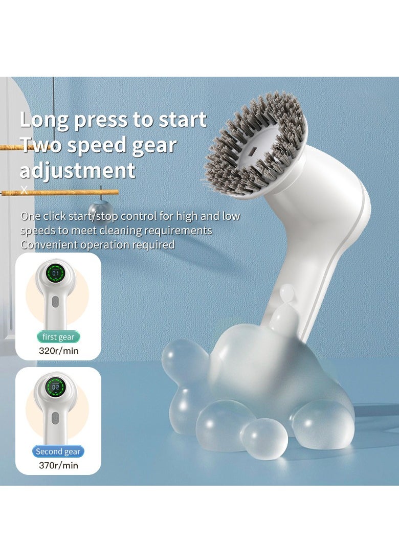 Generic - Multi-Function Electric Cleaning Brush | Handheld Kitchen Dish Scrubber, Pot Brush, and Shower Brush, Ideal for Home Use - Image 1