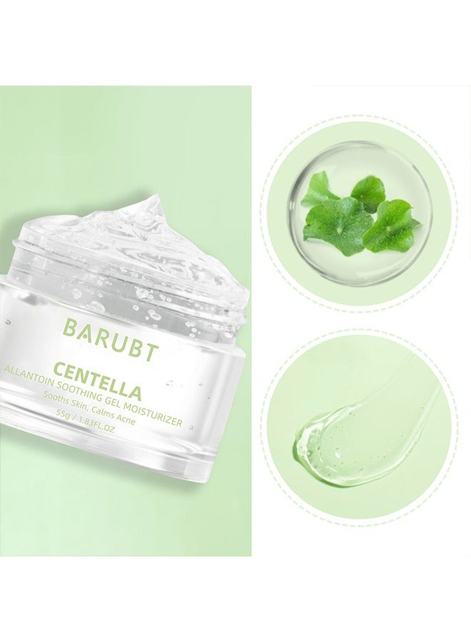 باروبت مرطب جل مهدئ من سينتيلا آلانتوين ، يهدئ البشرة ، يهدئ حب الشباب ، جل مهدئ ومغذي بعمق ومرطب ، مرطب للوجه غير لزج للبشرة الجافة الحساسة المعرضة لحب الشباب 55 غرام - Image 5