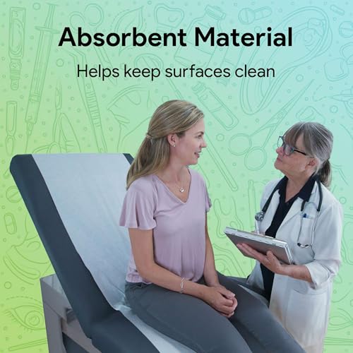 FifthPulse Medical Exam Table Paper 17"x125 Feet - 1 Roll of Disposable White Table Paper Rolls for Doctor's Offices, Chiropractors, and More - Latex Free Bed Sheet - Image 4
