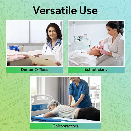 FifthPulse Medical Exam Table Paper 17"x125 Feet - 1 Roll of Disposable White Table Paper Rolls for Doctor's Offices, Chiropractors, and More - Latex Free Bed Sheet - Image 5