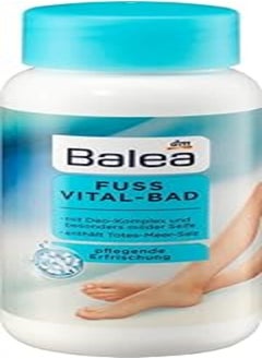 Balea Balea Vital Foot Bath with Deodorant Complex, Mild Soap and Dead Sea Salt (450g) 