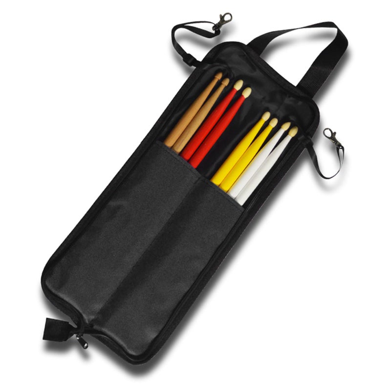 Thickened Black Drumstick Backpack Holds 4 Pairs 5A Maple Wood Drumsticks - Image 2