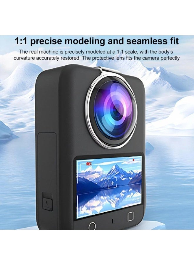 PC Lens Guard for DJI Osmo 360 – PULUZ Transparent Protective Cover, High-Transparency PC Lens Protector, Waterproof · Dustproof · Shockproof Camera Lens Guard - Image 4