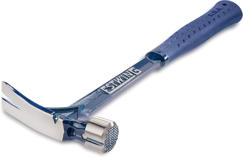 Estwing Ultra Series Hammer - 19 oz Rip Claw Framing Hammer with Milled Face & Shock Reduction Grip - E6-19SM - Image 2
