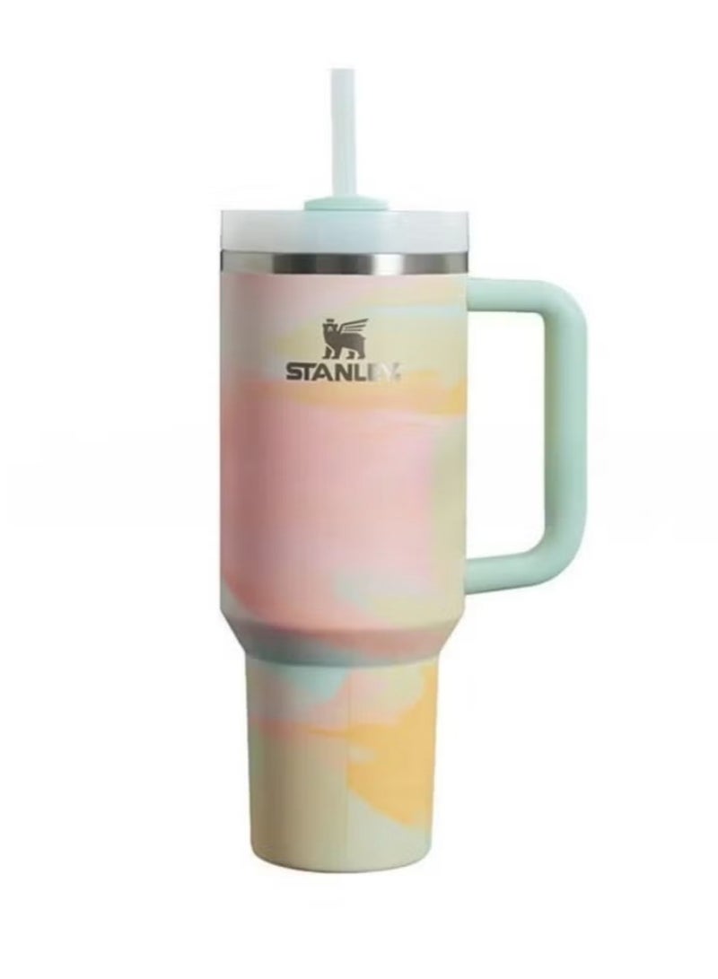 Stanley Quencher H2.0 FlowState Stainless Steel Vacuum Insulated Tumbler with Lid and Straw for Water, Iced Tea or Coffee, Smoothie and More, 40 oz  - Image 1