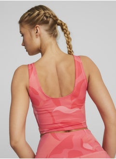 PUMA Studio Printed Cropped Womens Training Top  - Image 2