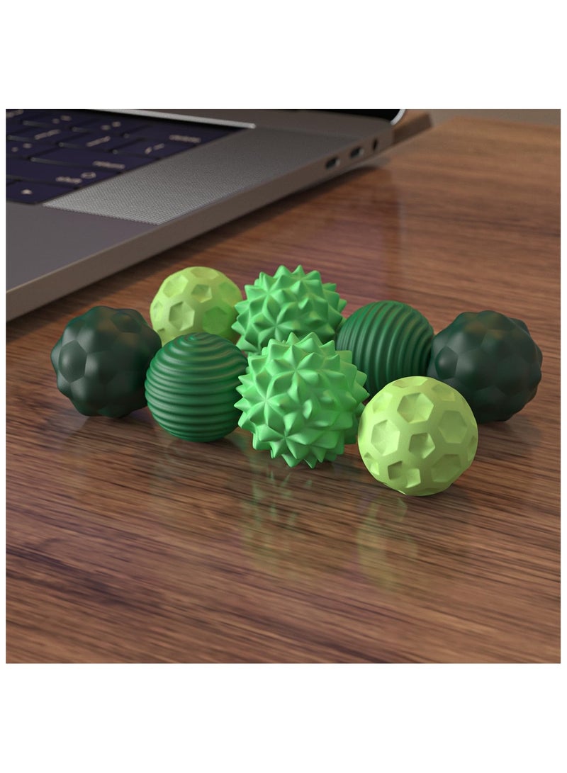 XICEN Magnetic Sensory Fidget Ball Toy, Attracting Stress Ball with Silicone Shell for Adults and Teens, Peace of Hands and Anxiety Mind, Fun Stress Free Magnet Balls.  (Green) - Image 3
