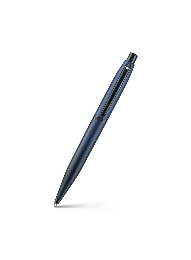 Sheaffer VFM Ballpoint Pen | E9429 Matt Blue with Black Trims | Premium Ballpoint Pen - Image 1