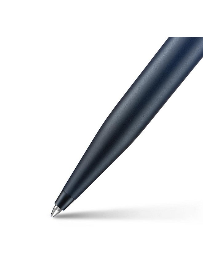 Sheaffer VFM Ballpoint Pen | E9429 Matt Blue with Black Trims | Premium Ballpoint Pen - Image 3
