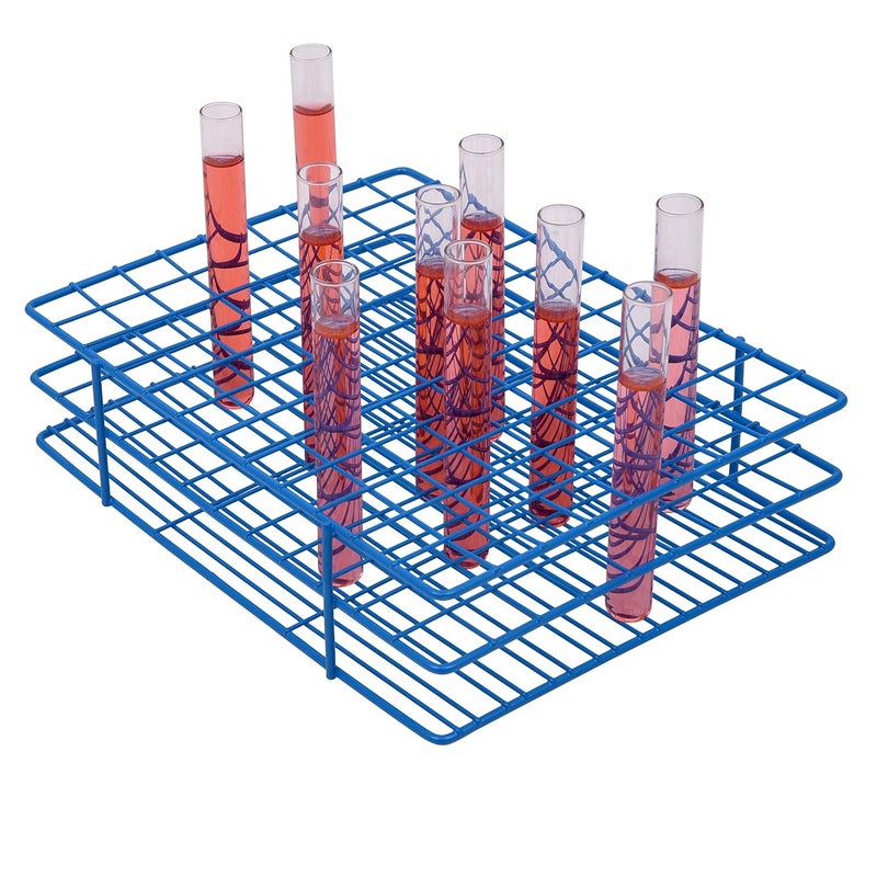 SP Scienceware رف أنابيب اختبار بلي-آرت فريد 18759-0001 من ساينسوير بكسيدريد، يتناسب مع نطاق الأنابيب - 15 مم إلى 16 مم، 108 مكان - Image 2