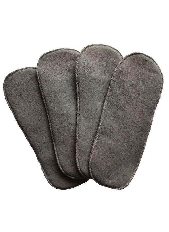 DOMENICO Diaper Inserts Reusable (Pack Of 4) Baby Washable Cloth Diaper Nappies With Wet Free Inserts For Babies;Infants;Toddlers (Standard Cloth Diaper Insert Pad Grey Color)  - Image 4
