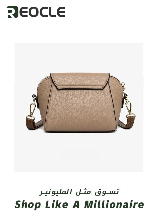 REOCLE Women's Crossbody Bag Luxury Soft Leather Trendy Handbags Large Capacity Purses with Adjustable Strap - Image 3