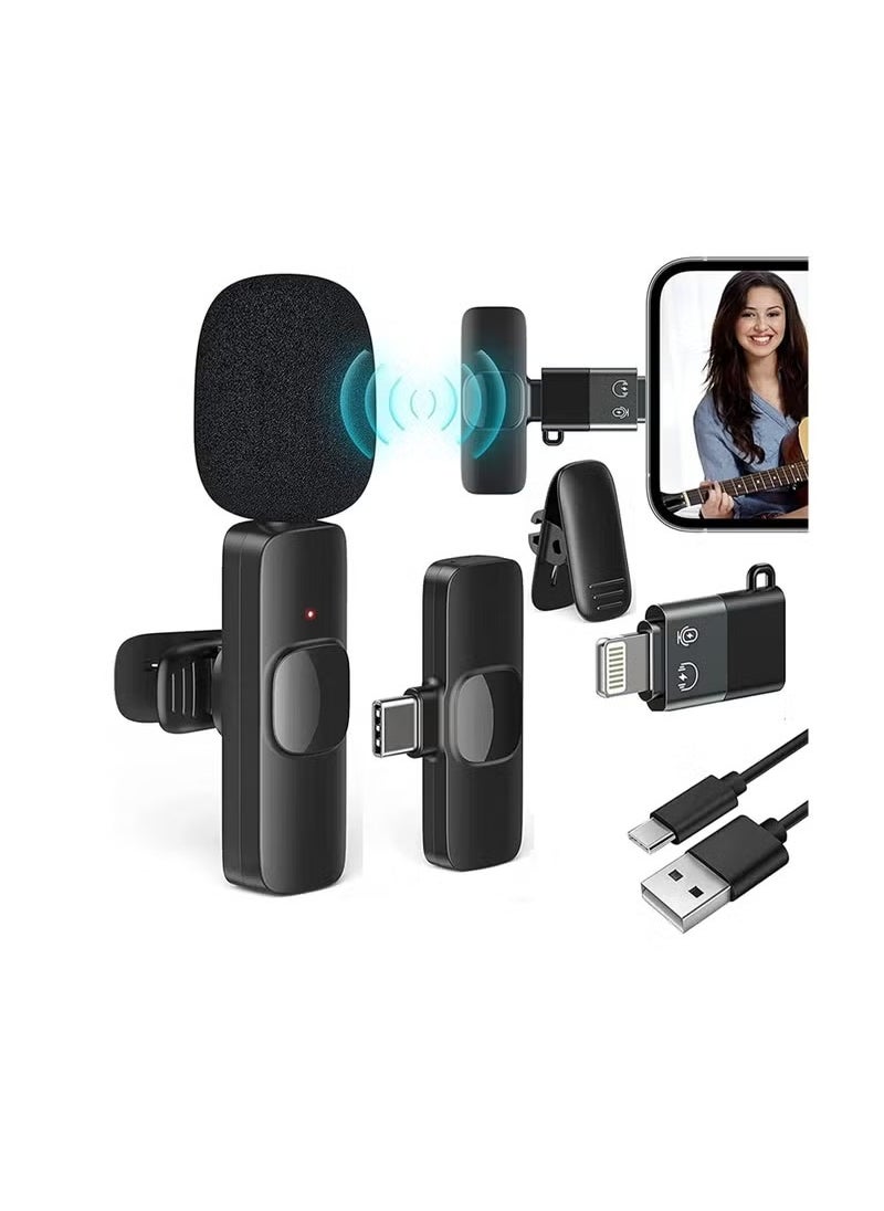 Generic K8 Wireless Microphone – Black  - Image 1
