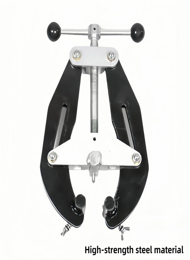 KZU 1-2.5 Inch Pipe Clamp, High Strength Steel Pipe Welding Clamp, Portable Pipe Alignment Clamp Tools with Quick Acting Screws for Pipe Fitting Welding (Black) - Image 3