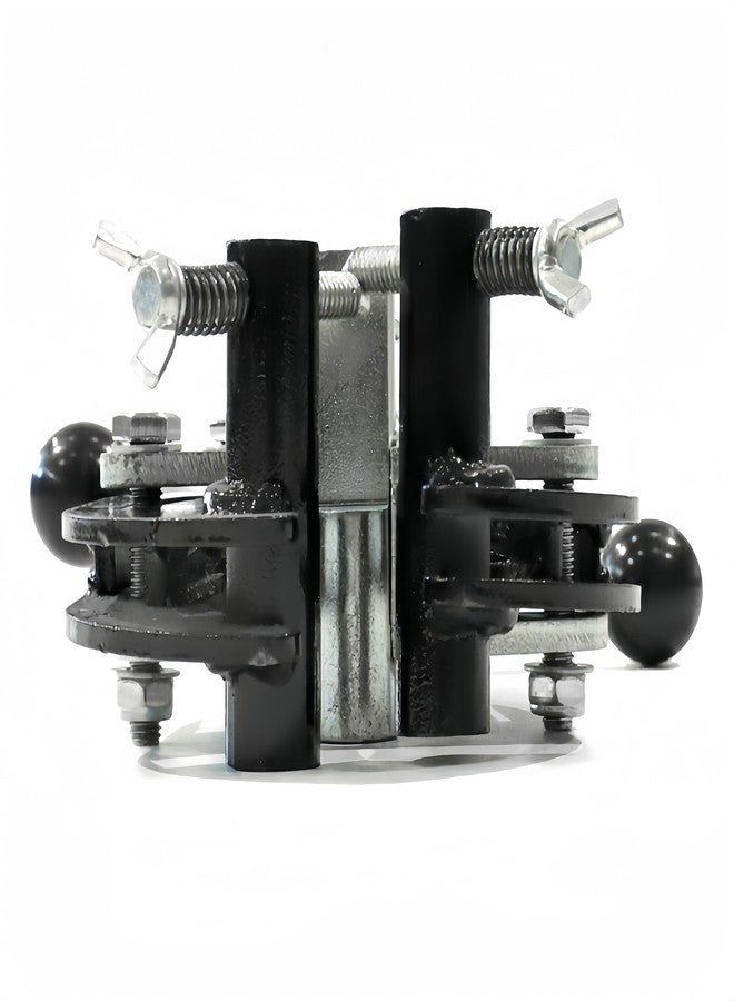 KZU 1-2.5 Inch Pipe Clamp, High Strength Steel Pipe Welding Clamp, Portable Pipe Alignment Clamp Tools with Quick Acting Screws for Pipe Fitting Welding (Black) - Image 5