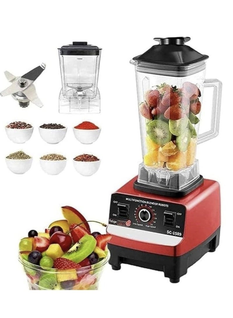 SILVER CREST 2 in 1 Multi-Function Electric Blender and Grain Grinder, 2.5L Capacity - Image 1