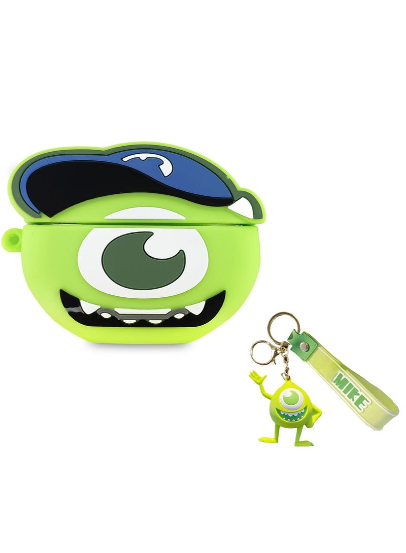 Case Soft Silicone Shockproof Cover for Apple Airpods Pro 2 New 3D Cute Cartoon Creative Fun Case Skin with Keychain Design Charging Case (Boogeyman ball)