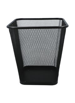 EKO Meshed Elegant and Modern Design Square Trash Can Black 15 L EK9475A  - Image 1