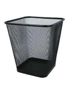 EKO Meshed Elegant and Modern Design Square Trash Can Black 15 L EK9475A  - Image 2