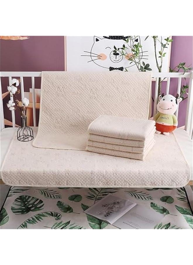 جونيس JZS Waterproof Bed Pad, Washable Mattress Protector 4 Layer Blanket Sheet Soft and Absorbent Urine Pads for Baby Toddler Children and Adults with Incontinence(70x90cm)  - Image 5