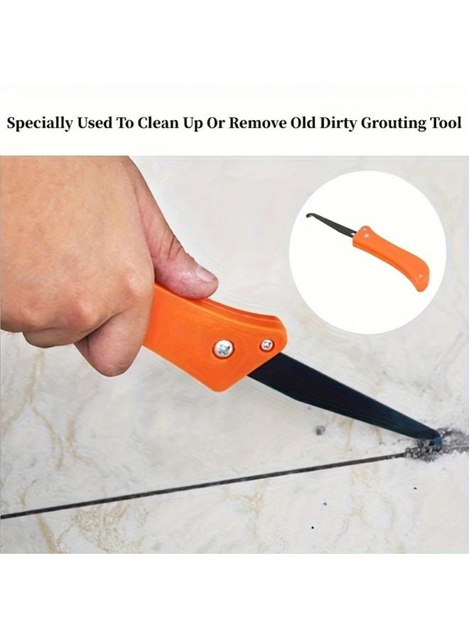 5Pcs Foldable Grouting Scraper Tile Gap Knife Joint Cleaning Tool For Kitchen Bathroom - Image 5