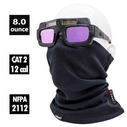 Fullsheild 2pack 12CAL FR Flame Resistant Face Mask Full Cover Neck Gaiter Snood for Motorcycling Welding Hunting Army Military Working Black One size - Image 2
