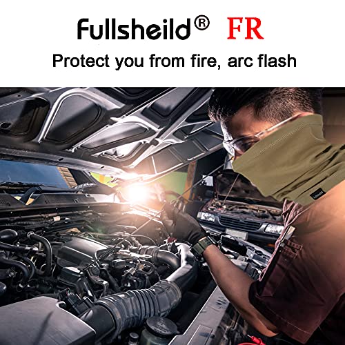 Fullsheild 2pack 12CAL FR Flame Resistant Face Mask Full Cover Neck Gaiter Snood for Motorcycling Welding Hunting Army Military Working Black One size - Image 4